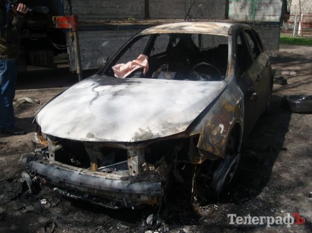 Кременчугская милиция не связывает последние поджоги автомобилей с поджогами 2010 года