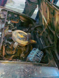 В Кременчуге опять подожгли автомобиль – «ВАЗ-2106»