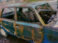 В Кременчуге опять подожгли автомобиль – «ВАЗ-2106»