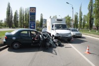 В Кременчуге автомобиль Daewoo столкнулся в лобовую с «ГАЗелью» (ФОТО, ДОПОЛНЕНО)