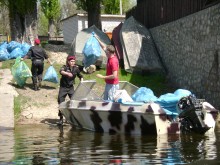На острове Зелёный сносят последние постройки для отдыха (ФОТО)