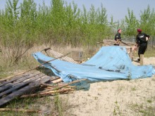 На острове Зелёный сносят последние постройки для отдыха (ФОТО)