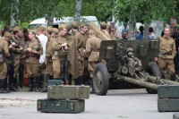 Кременчужанам показали реконструкцию боя за Берлин (Фото, Видео)