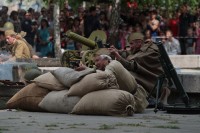 Кременчужанам показали реконструкцию боя за Берлин (Фото, Видео)