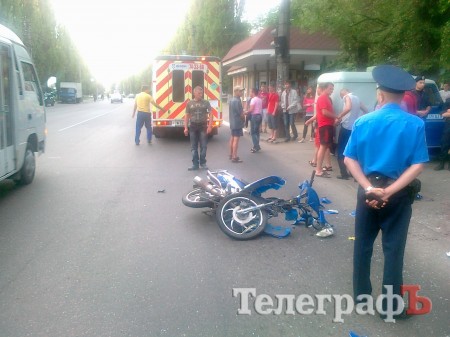 За сутки в Кременчуге пострадали трое скутеристов