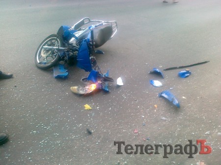 За сутки в Кременчуге пострадали трое скутеристов