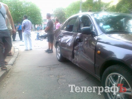 За сутки в Кременчуге пострадали трое скутеристов