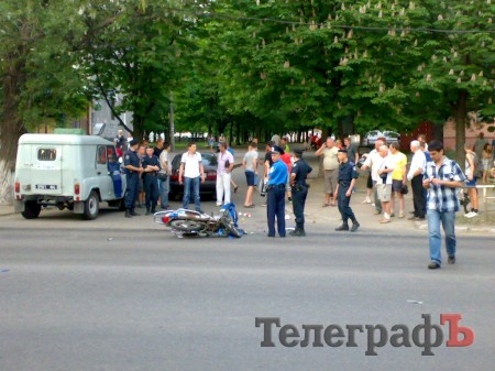 За сутки в Кременчуге пострадали трое скутеристов