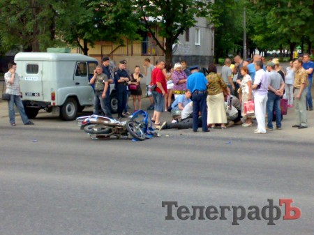 За сутки в Кременчуге пострадали трое скутеристов