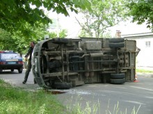 В центре Кременчуга внедорожник Nissan врезался в «ГАЗель» (ФОТО)