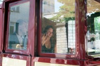 В Кременчуге роженицу встретили на карете с лошадьми (ФОТО, ВИДЕО)