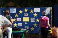 В Кременчуге ко Дню Европы открылся европейский квартал  (ФОТОРЕПОРТАЖ)