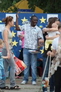 В Кременчуге ко Дню Европы открылся европейский квартал  (ФОТОРЕПОРТАЖ)