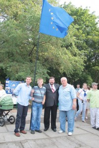 В Кременчуге ко Дню Европы открылся европейский квартал  (ФОТОРЕПОРТАЖ)