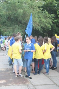 В Кременчуге ко Дню Европы открылся европейский квартал  (ФОТОРЕПОРТАЖ)