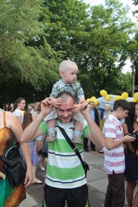 В Кременчуге ко Дню Европы открылся европейский квартал  (ФОТОРЕПОРТАЖ)