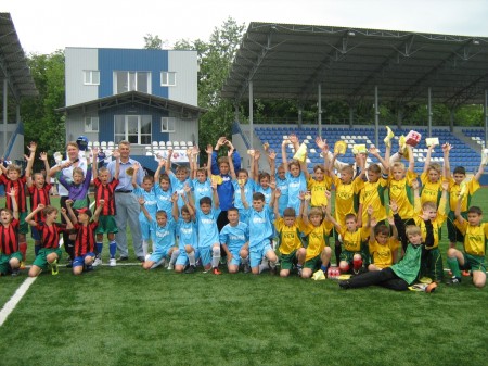 Кременчугские юные футболисты стали победителями турнира «Кубок наций Данон»