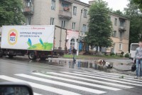 В Кременчуге грузовик сбил прохожего на тротуаре (дополнено) (ФОТО) 