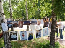 В Кременчуге состоялась первая фотовыставка «на сушке» (ФОТО)