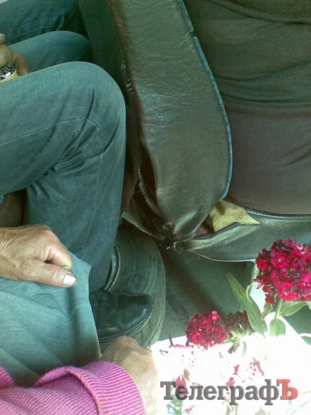 Маршрутки в Кременчуге: без запасного выхода, зато с запаской в салоне(ФОТО)