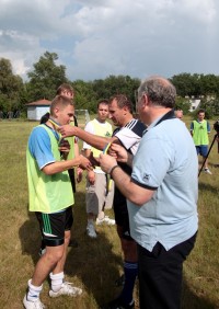 Журналисты проиграли властям в футбол со счетом 2:1 (ФОТО, ВИДЕО)