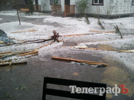 Как разгромило базу отдыха «Маяк» под Кременчугом (ФОТО)