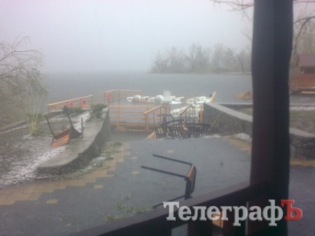 Как разгромило базу отдыха «Маяк» под Кременчугом (ФОТО)