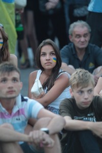 Как болели кременчужане за нашу сборную на матче «Украина-Франция» (ФОТОРЕПОРТАЖ)