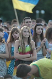 Как болели кременчужане за нашу сборную на матче «Украина-Франция» (ФОТОРЕПОРТАЖ)