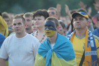 Как болели кременчужане за нашу сборную на матче «Украина-Франция» (ФОТОРЕПОРТАЖ)