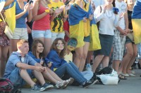 Как болели кременчужане за нашу сборную на матче «Украина-Франция» (ФОТОРЕПОРТАЖ)