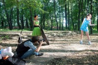 В Кременчуге фотографировали живых «кукол» (ФОТОРЕПОРТАЖ)