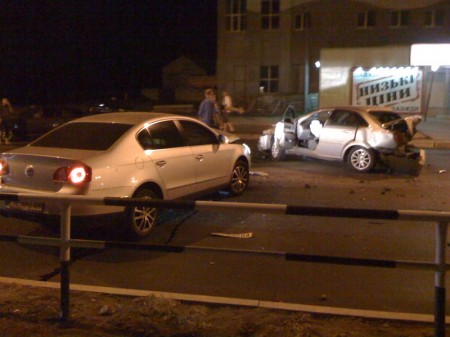 В Кременчуге в ДТП попали сразу три автомобиля (ФОТО)