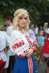 В Кременчуге прошел  первый фестиваль вышиванок (ФОТО, ВИДЕО)