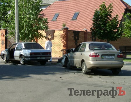 На перекрёстке ул. Шевченко и Ткаченко столкнулись Daewoo и Opel (ФОТО)