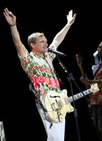 Кременчугских металлургов поздравили Олег Кензов и Олег Скрипка (Фоторепортаж)