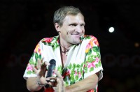 Кременчугских металлургов поздравили Олег Кензов и Олег Скрипка (Фоторепортаж)