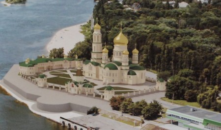 В Кременчуге презентовали проект собора, который собираются построить рядом с речвокзалом (ФОТО)