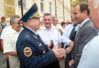 В Кременчуге проходит встреча с летчиком-космонавтом СССР Леоновым (ФОТО, ВИДЕО)