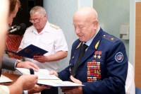 В Кременчуге проходит встреча с летчиком-космонавтом СССР Леоновым (ФОТО, ВИДЕО)
