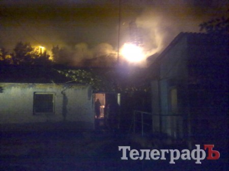 В Кременчуге горел радиоузел «Укртелекома» (ФОТО)