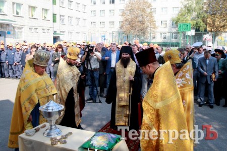 В Кременчугской детской колонии открыли храм (ВИДЕО.ФОТО)