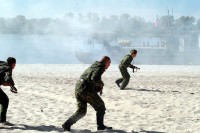 Кременчужанам показали реконструкцию боя освобождения города от немецко-фашистских захватчиков (Видео, фото)