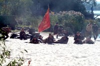 Кременчужанам показали реконструкцию боя освобождения города от немецко-фашистских захватчиков (Видео, фото)