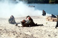 Кременчужанам показали реконструкцию боя освобождения города от немецко-фашистских захватчиков (Видео, фото)