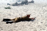 Кременчужанам показали реконструкцию боя освобождения города от немецко-фашистских захватчиков (Видео, фото)