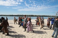 Кременчужанам показали реконструкцию боя освобождения города от немецко-фашистских захватчиков (Видео, фото)