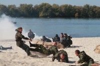 Кременчужанам показали реконструкцию боя освобождения города от немецко-фашистских захватчиков (Видео, фото)