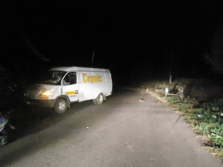 В Кременчугском районе мотоциклист врезался в «ГАЗель» (ФОТО)