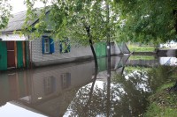 В Кременчуге утонуло три частных дома